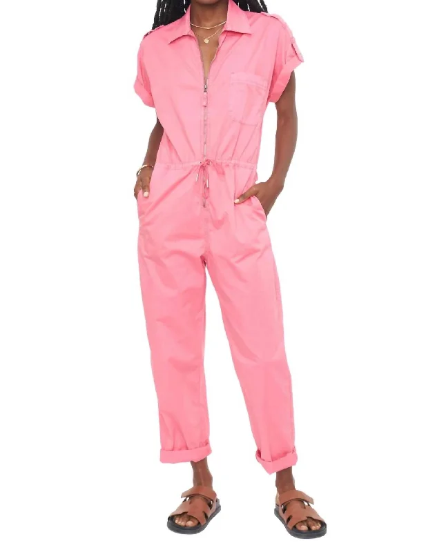 Jordan Jumpsuit In Pink Punch