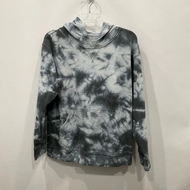 Athletic Sweatshirt Hoodie By Lululemon In Tie Dye Print, Size: 8