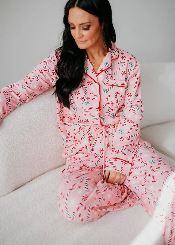 Candy Cane Pajama Set