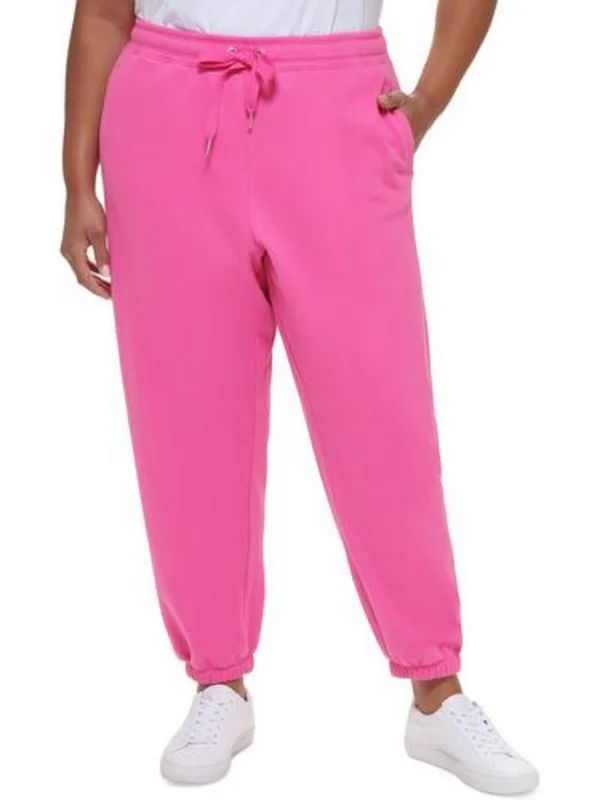 Plus Womens Fitness Workout Jogger Pants