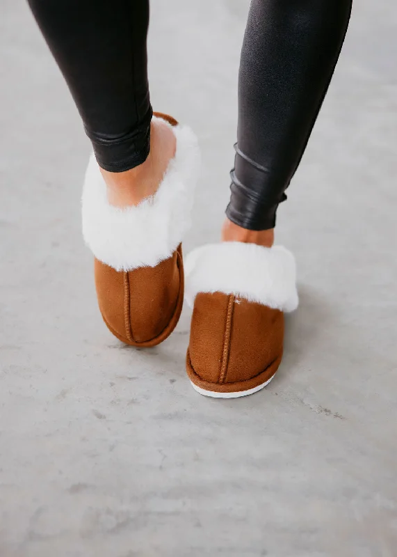 Lounge Around Fur Slippers