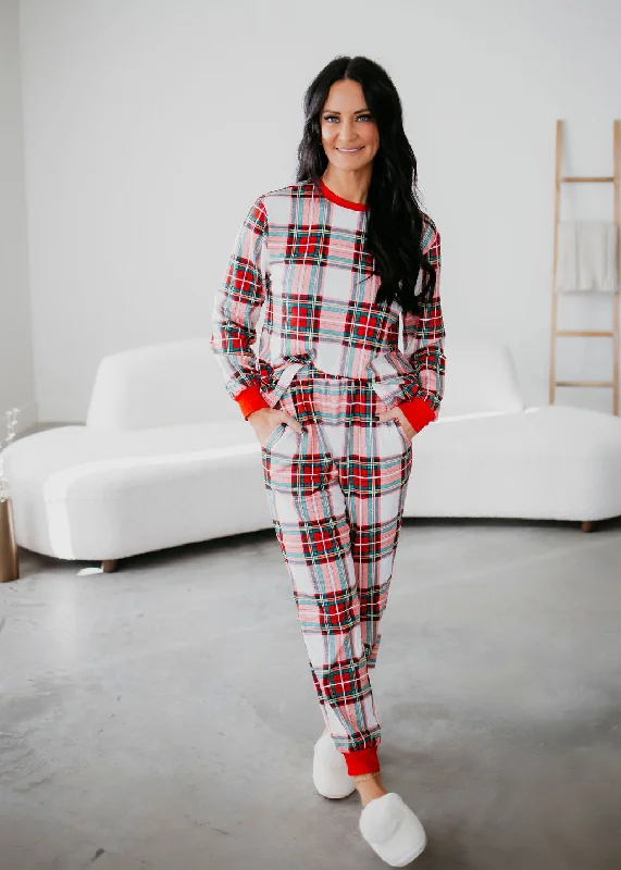 Merry and Bright Plaid Pajama Set