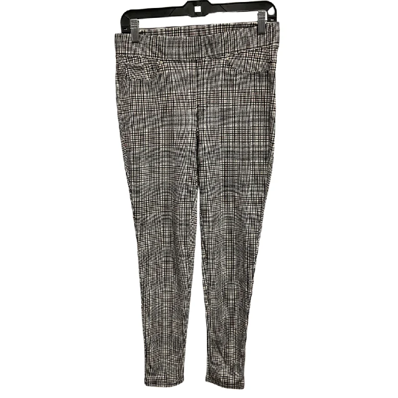 Pants Leggings By Seven 7 In Plaid Pattern, Size: M