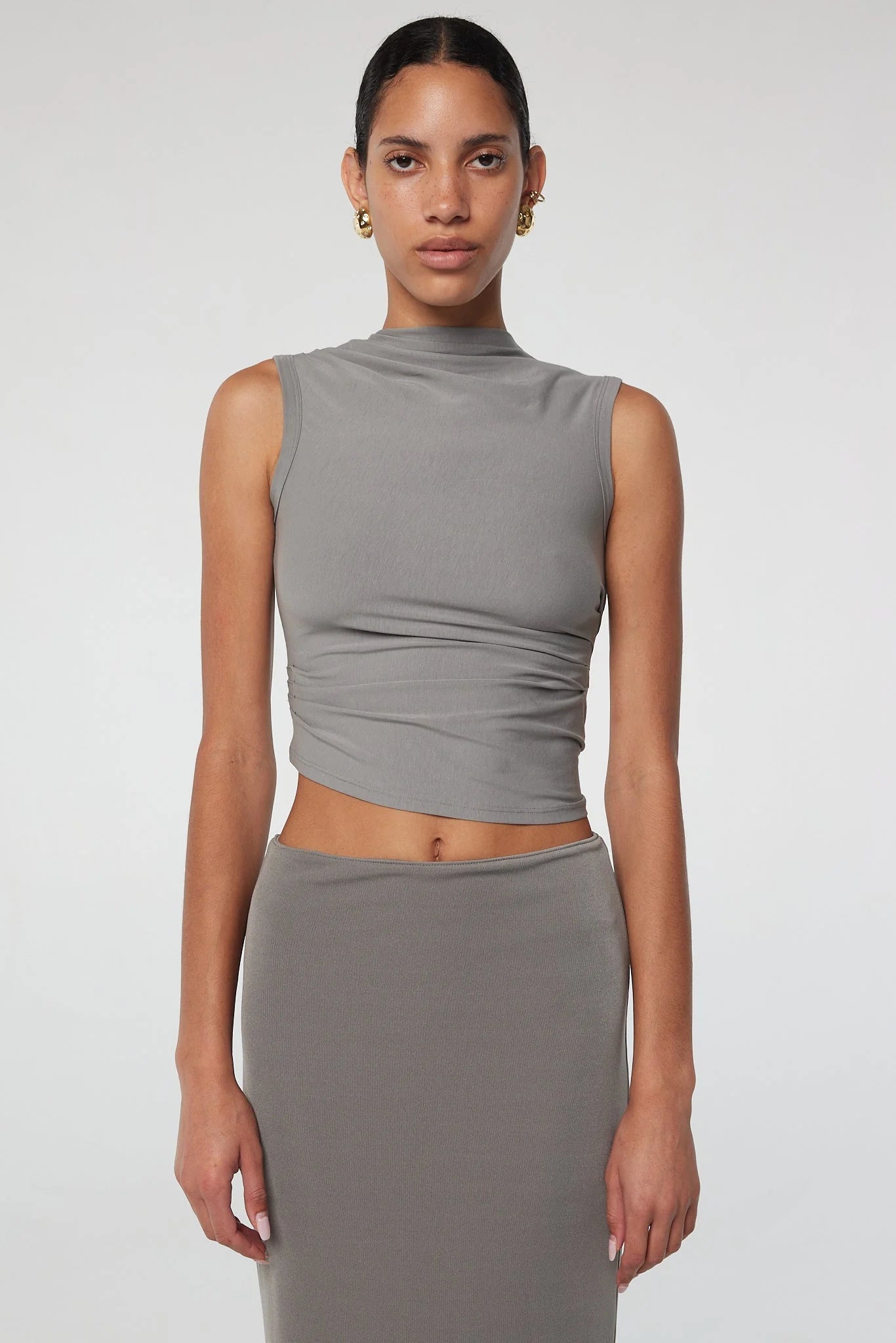 The Line by K Selma Tank Top Slate