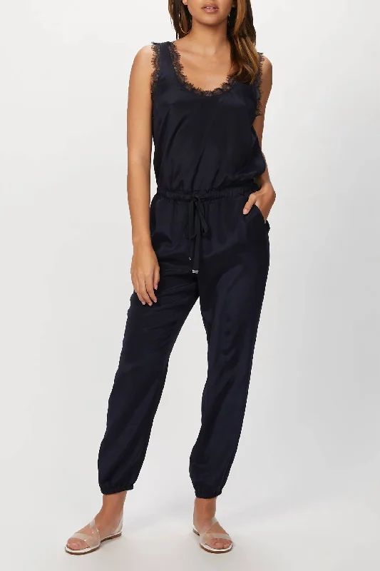 Justina Jumpsuit In Navy