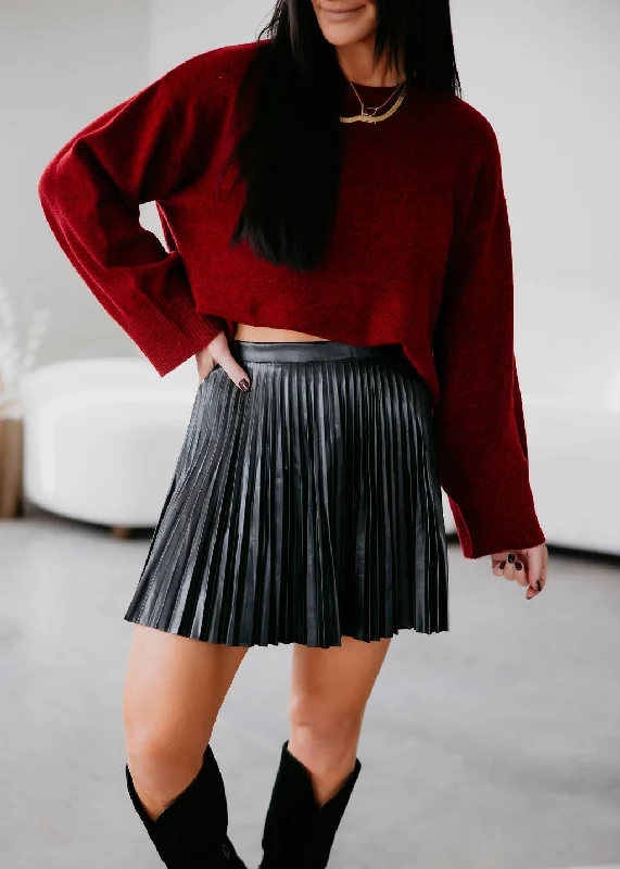 Christy Pleated Mini Skirt