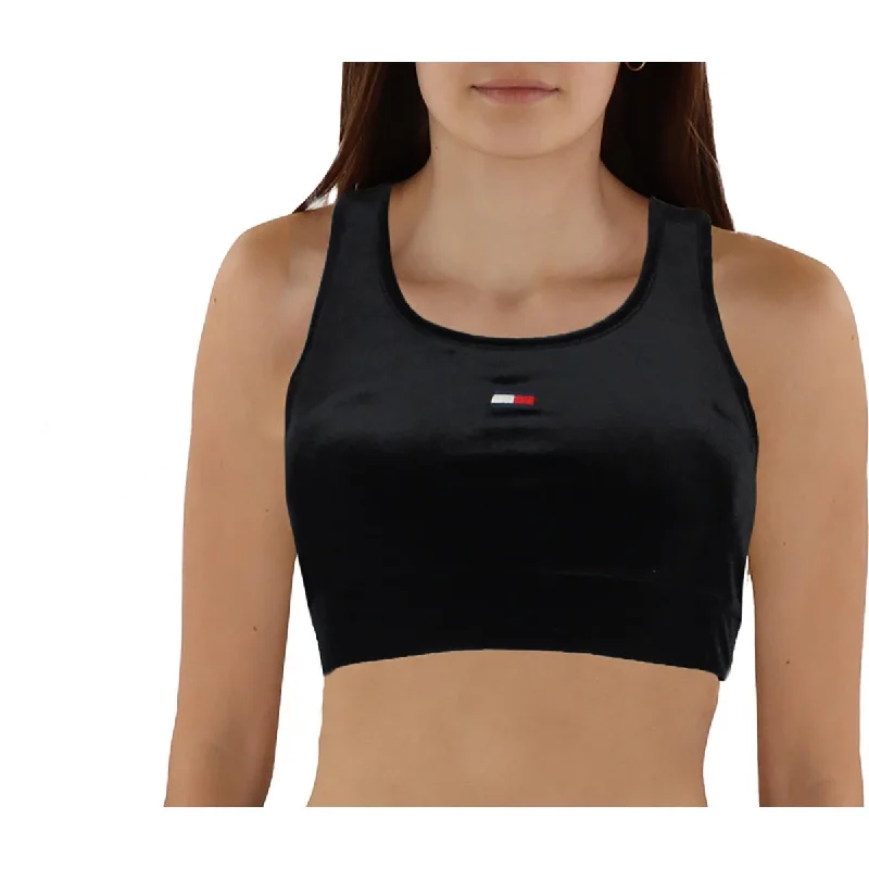 Womens Velvet Fitness Sports Bra