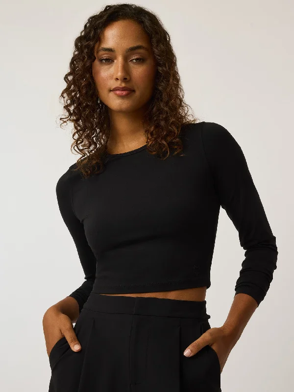 Venus Long Sleeve Crop Top