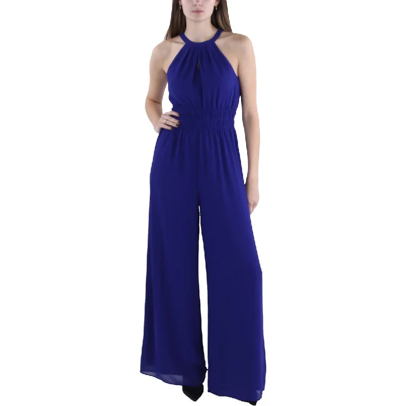 Womens Chiffon Wide Leg Jumpsuit