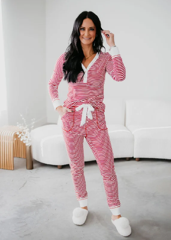 Merry Striped Pajama Set