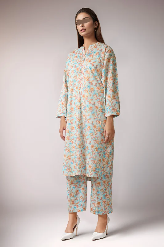 Printed Cambric Stitched 2 Piece (Shirt/Trouser)