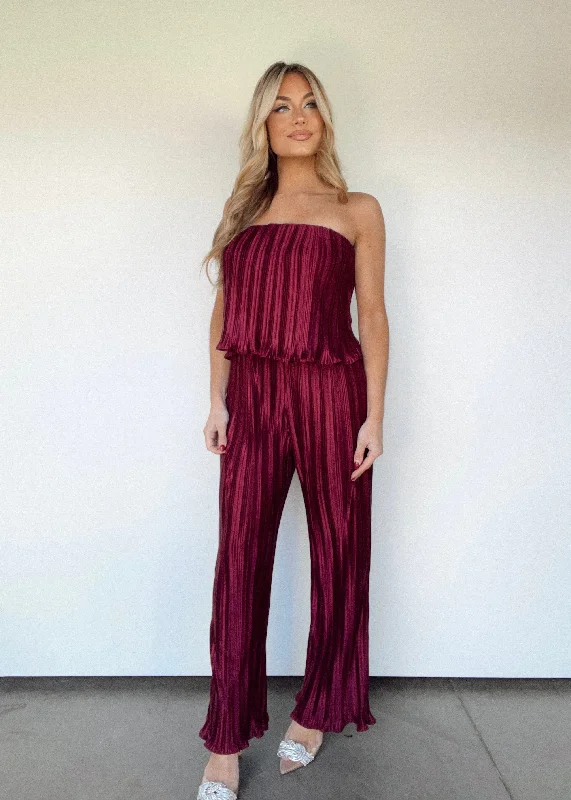 Wine Down Jumpsuit