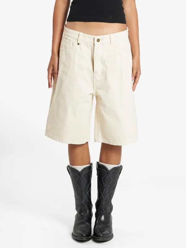 Syd Baggy Short - Heritage White