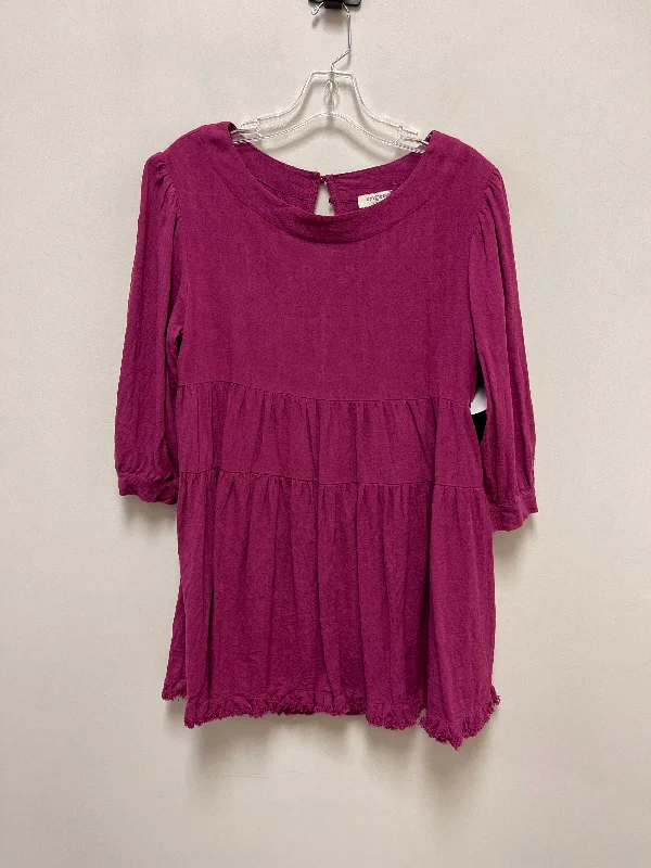 Dress Casual Short By Umgee In Purple, Size: S