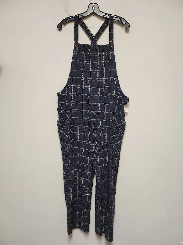 Jumpsuit By Blu Pepper In Plaid Pattern, Size: L