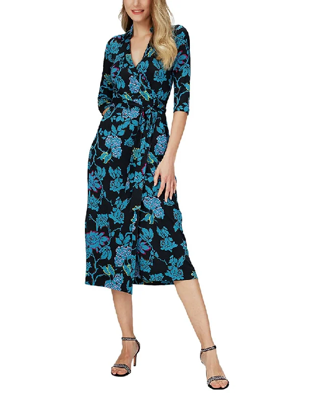 Diane von Furstenberg Abigail Silk Midi Dress