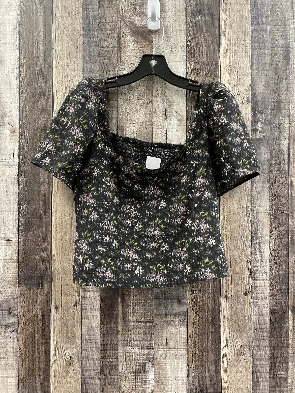 Black Top Short Sleeve Madewell, Size L