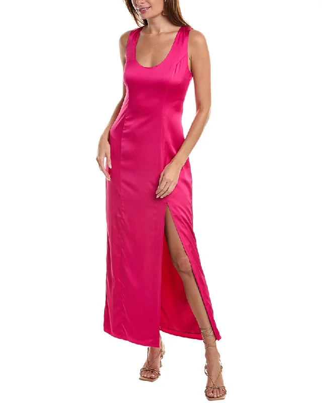 Hutch Lolo Satin Maxi Dress