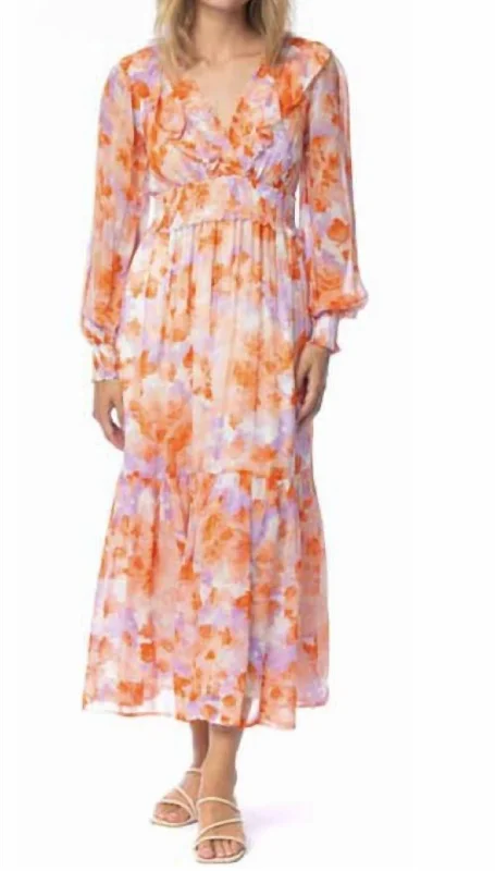 Kinsley Maxi Dress In Marigold