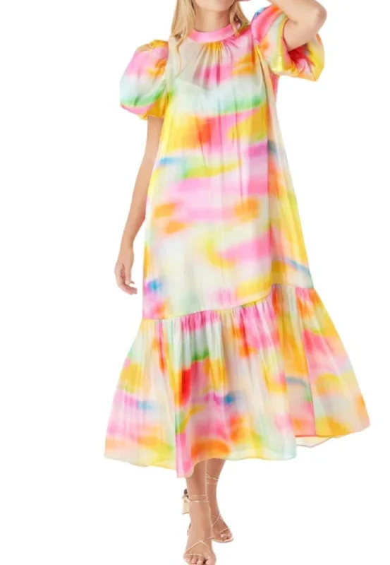 Loretta Maxi Dress In Desert Sunset