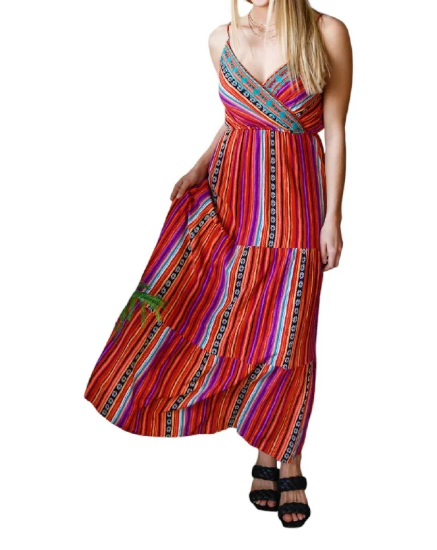 Love Language Maxi Dress In Red