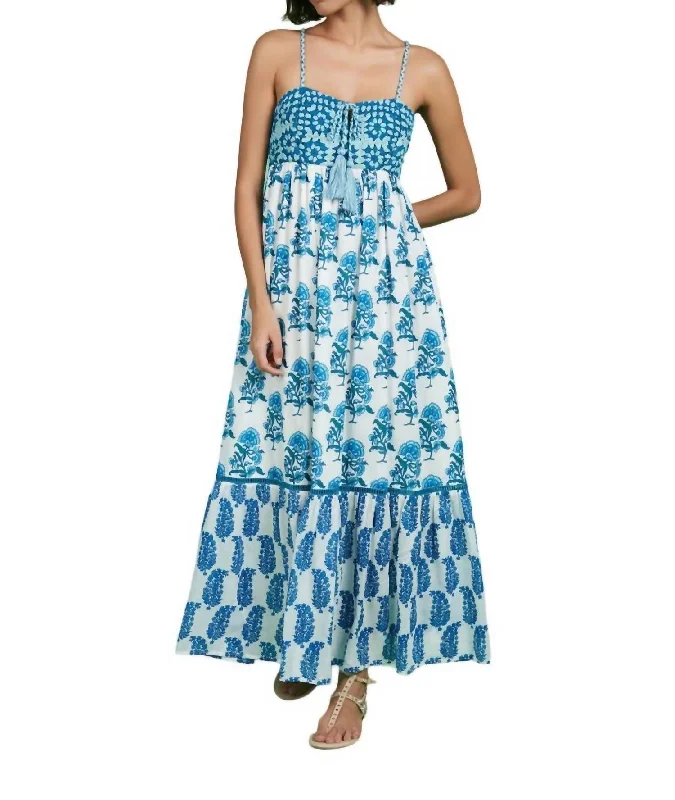 New Guinea Maxi Dress In Turqbally