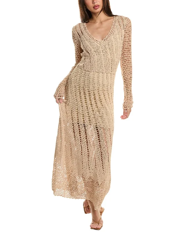 Nicholas Hazel Crochet Maxi Dress