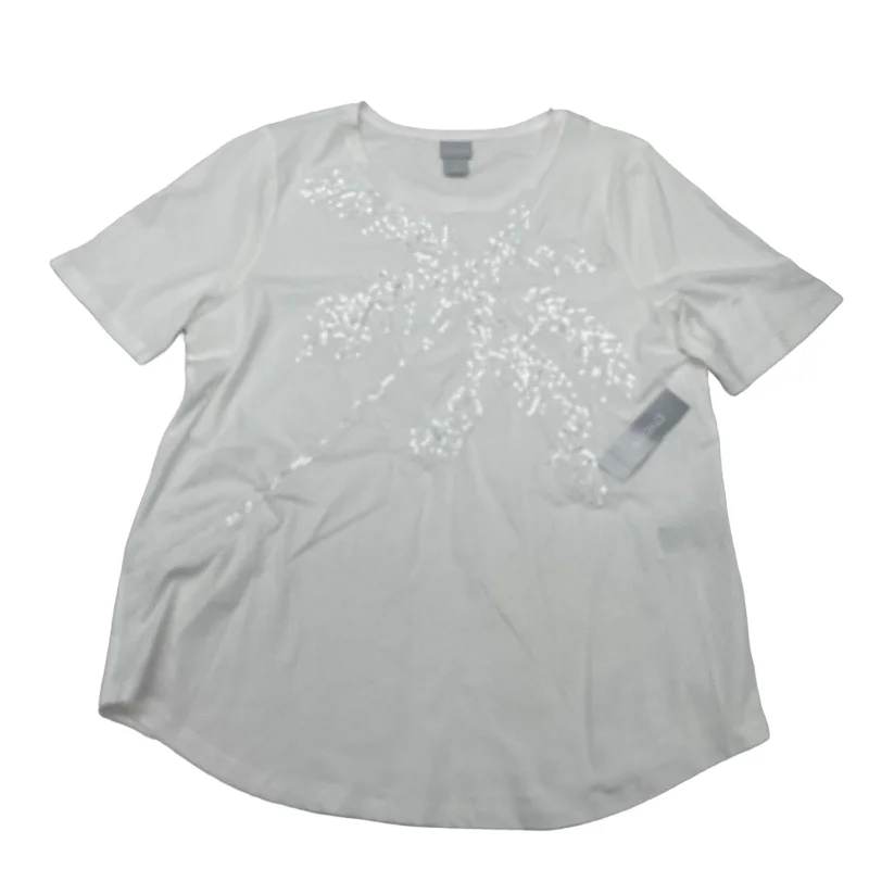 WHITE CHICOS TOP SS, Size M