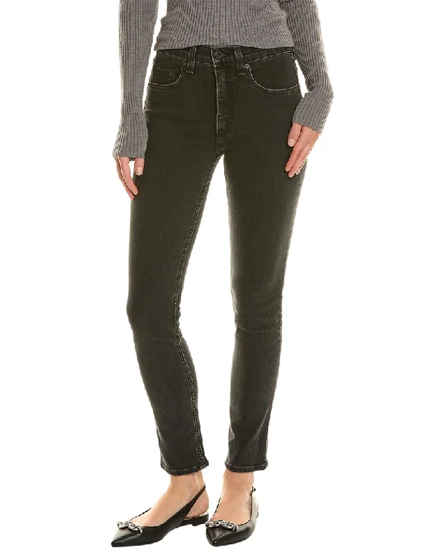 ASKK NY Stone Mid Rise Skinny- Stone Jean