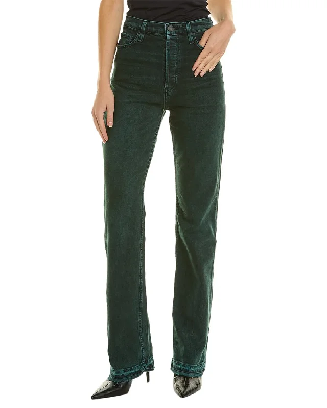 HUDSON Jeans Faye Overdye Scarab Ultra High-Rise Bootcut Jean