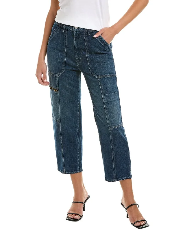 MOTHER The Private Zip Pocket Ankle Mile High Straight Leg Jean