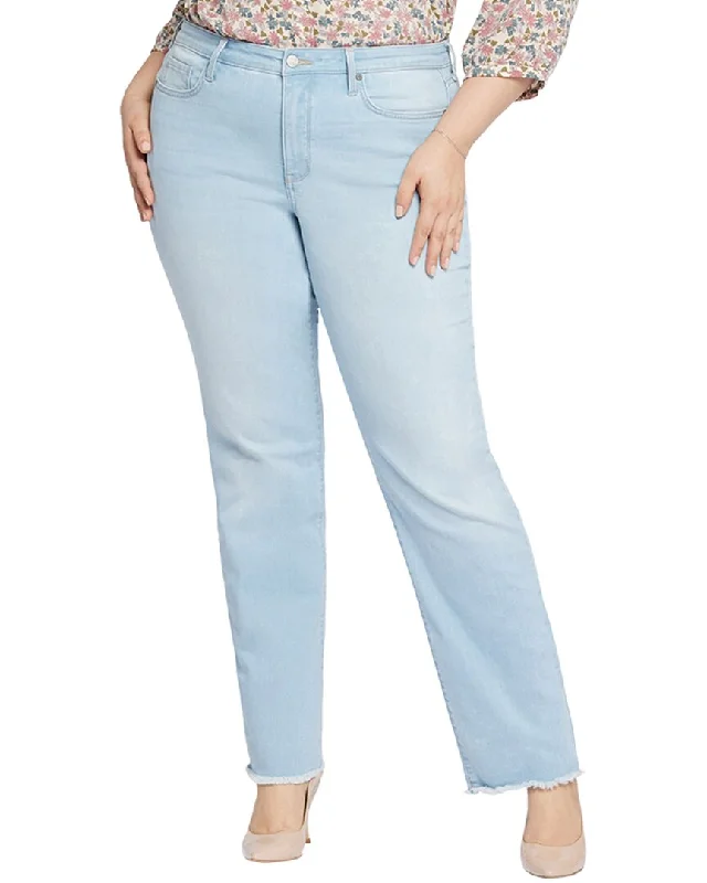 NYDJ Plus Relaxed Brightside Straight Leg Jean