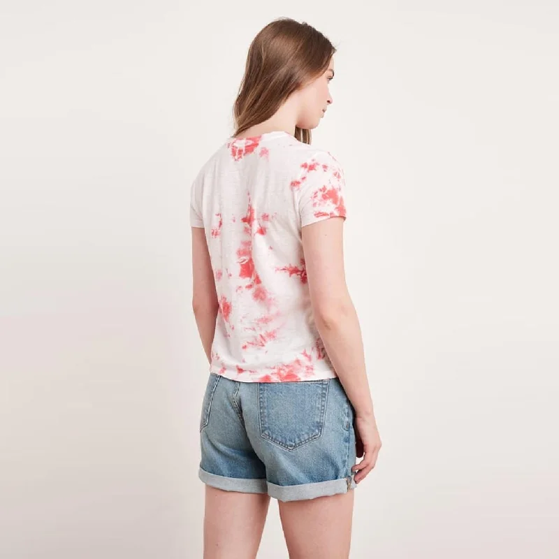 Tonia Tie Dye Tee (Coral)