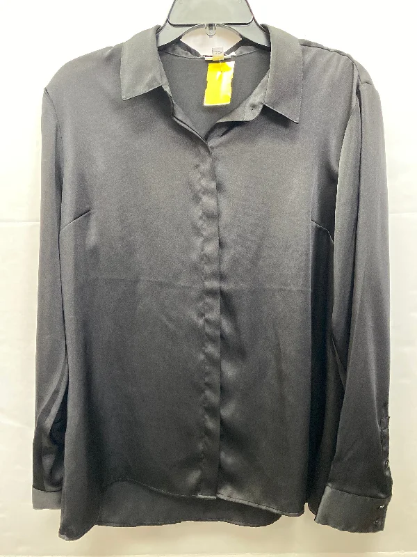 Top Long Sleeve By Express In Black, Size: L