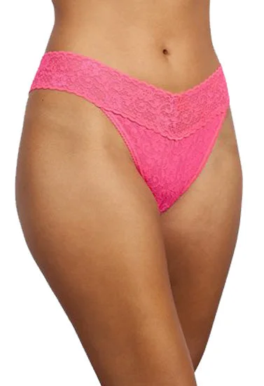 French Daina Mid-Rise Lace 4XL-5XL Thong-2 Pack