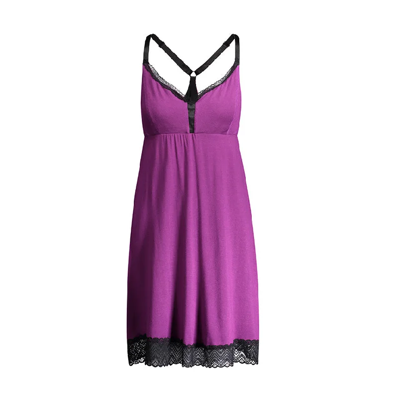 Spark Nightie (Eggplant)