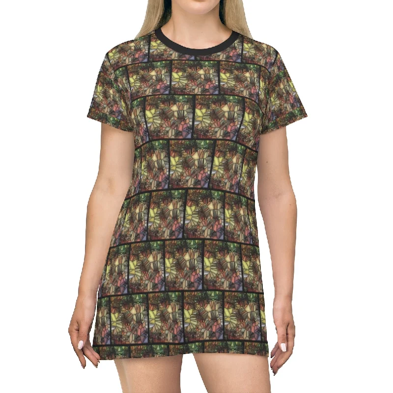 All Over Print T-Shirt Dress ENIGMA