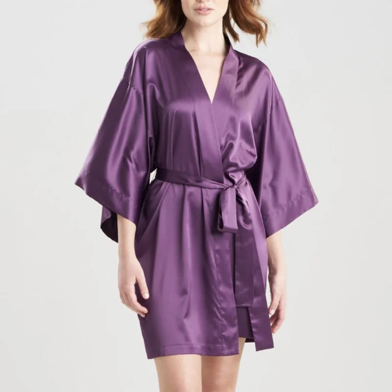 Natori Glamour 36" Wrap in Imperial Purple U74260