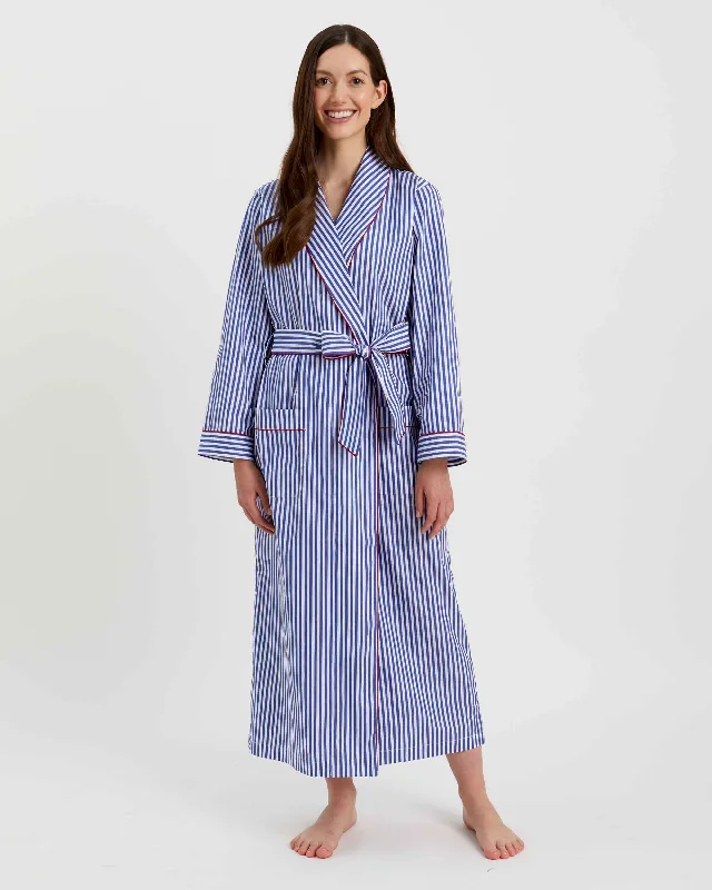 Women's Classic Cotton Dressing Gown - St. Moritz